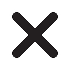 Obraz premium red cross mark