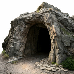 Cave vector illustration isolated on transparent background  