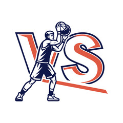 Obraz premium Versus Logo. VS Letters for Sports, Fights, Competitions, Battles, Matches, and Games VS or 