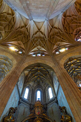 Obraz premium Interior details of the Gothic Cathedral of Segovia. Province of Segovia. Autonomous Community of Castile and Leon. Spain. Europe