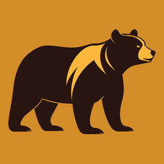bear silhouette vector