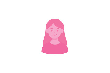 Adolescent Colo Pink vector on white background.01