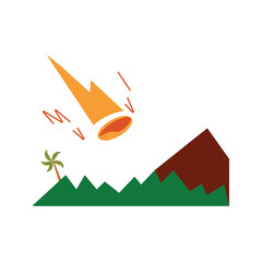 Japan Mount Fuji Colorful Animation 