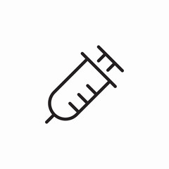 injection needle icon sign vector