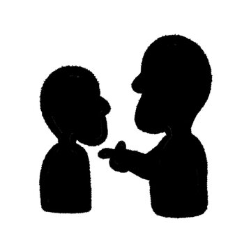 admonish human salary man png cartoon handwrite cute and clipart doodle decoration kwaii  element