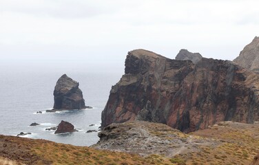 Rocher de la pointe saint Laurent - Madère