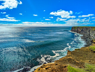 The cliffs of Krysuvikurberg in south west Iceland