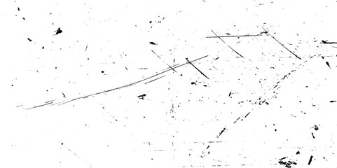 White and black sketch grunge backgrounds to create a distressed grain effect. rough urban texture vector. damaged crack and scratch dust wall texture. black splash on transparent background.