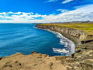 The cliffs of Krysuvikurberg in south west Iceland