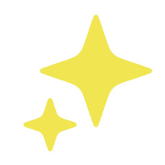 イラスト素材：シンプルなキラキライラスト　ベクター
