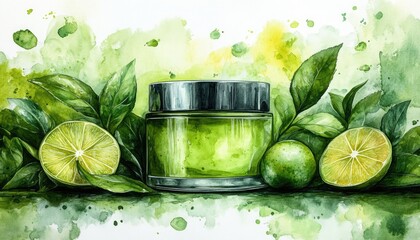 Lime-Infused Skincare Product