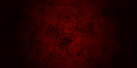Dark red and black grunge marble with rusty texture wall for decoration. distressed holiday paper background. red gritty cracked pavement with faded and stained look. red old vintage wall texture.