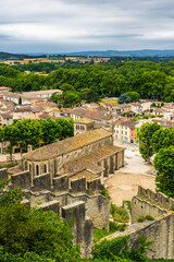 District at the Foot of the Aude Gate of the Cité de Carcassonne around the Church of Saint-Gimer by Viollet-le-Duc