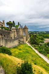 Aude Gate Seen from the Ramparts of the Cité de Carcassonne