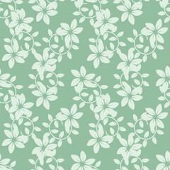 Cute feminine seamless watercolor pattern with little tiny wildflowers, hand drawn