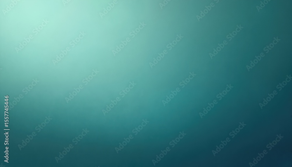 Aufkleber blue-green gradient background with smooth transition, grainy texture. digital design, abstract temp