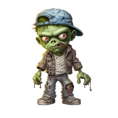 funny cartoon zombie