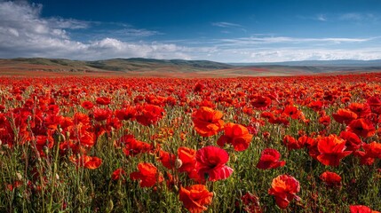 Fototapeta premium Spring Garden with Tulips and Hyacinths