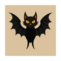 Black cat bat