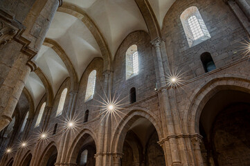 Fototapeta premium Priverno, Latina, Italy. Cistercian Abbey of Fossanova.