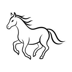 Obraz premium horse vector illustration
