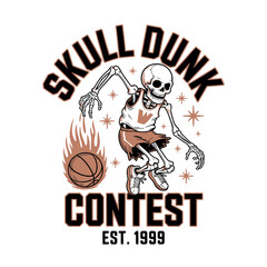 Vintage Basketball T-Shirt Graphic