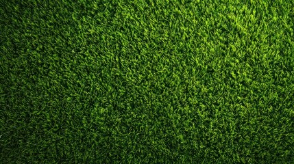 Obraz premium Artificial grass with vivid green hue viewed from above
