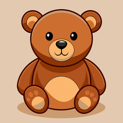 A teddy bear toy in standing pose