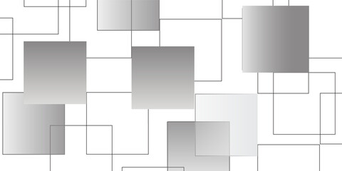 White blank geometric cubes abstract background,3d illustration, 3d rendering.