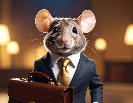Business Mouse A Hilarious Anthropomorphic Image