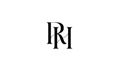RH initial letters, monogram logo
