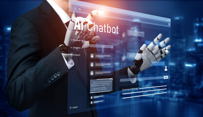 AI Virtual Assistant Artificial Intelligence Chatbot Controlled by Prompt Engineering for...