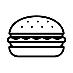Cheeseburger silhouette icon vector illustration design on white background.