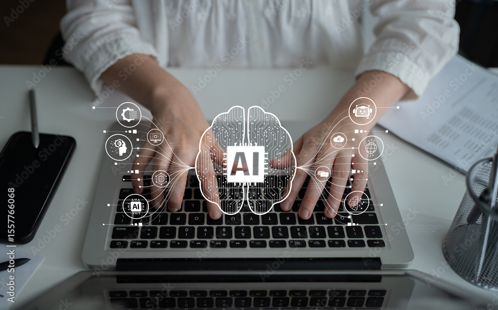 Poster ai assistant with llm, big data, machine learning, and generative ai powers prompt engineering and s