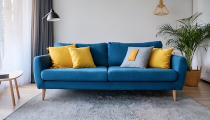 interior design of modern living room home with concrete wall
