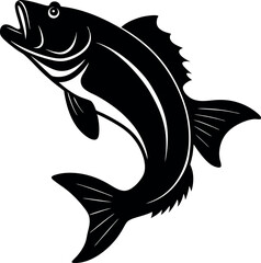vector illustration of a fish