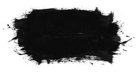 Abstract ink splash vector design element for grunge texture and artistic graphic resource use case