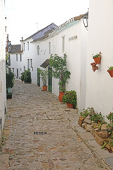 Street in Castellar de la Frontera in South Spain	
