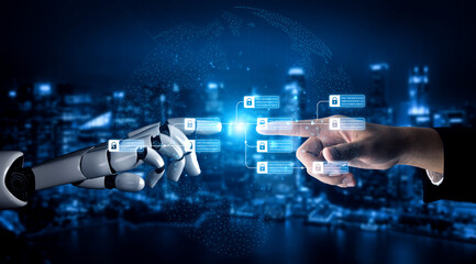 AI enhances blockchain systems by securing encrypted data chains, verifying transactions, and...