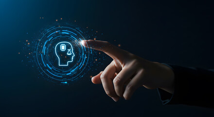 Ai law justice technology mind brain chip machine regulation ethics legal head intelligence concept innovation future decision learning