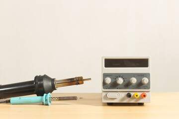 digital dc power supply unit hot air gun soldering iron