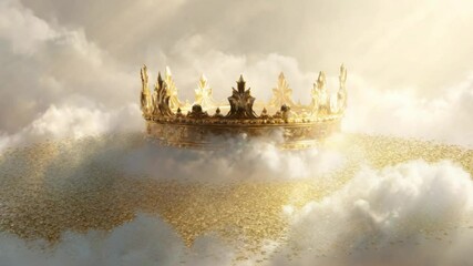Golden Crown on a Cloud