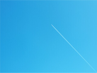 airplane in the sky