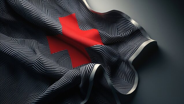 Red Cross Fabric