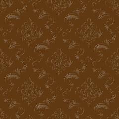 seamless damask wallpaper