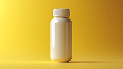 Clean White Bottle Mockup Product Packaging Design