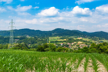 Summer day in the rural area of western Serbia
