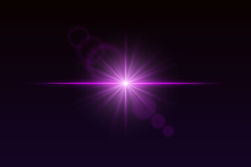 Soft light burst with glow beams and subtle flare rings. Central shine effect for magical visual scenes or transitions.