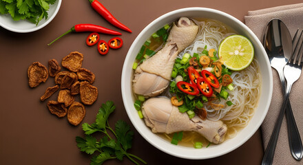 Delicious Chicken Noodle Soup Recipe A Flavorful and Aromatic Culinary Journey