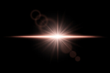 Intense bright flare burst with radial beams and lens reflection. Central explosion of light on dark background.